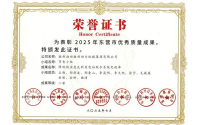 勝動集團(tuán)公司QC成果獲佳績